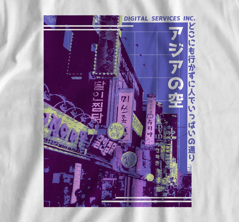 Tokyo Synthwave Aesthetic T-shirt – KenshinCompany
